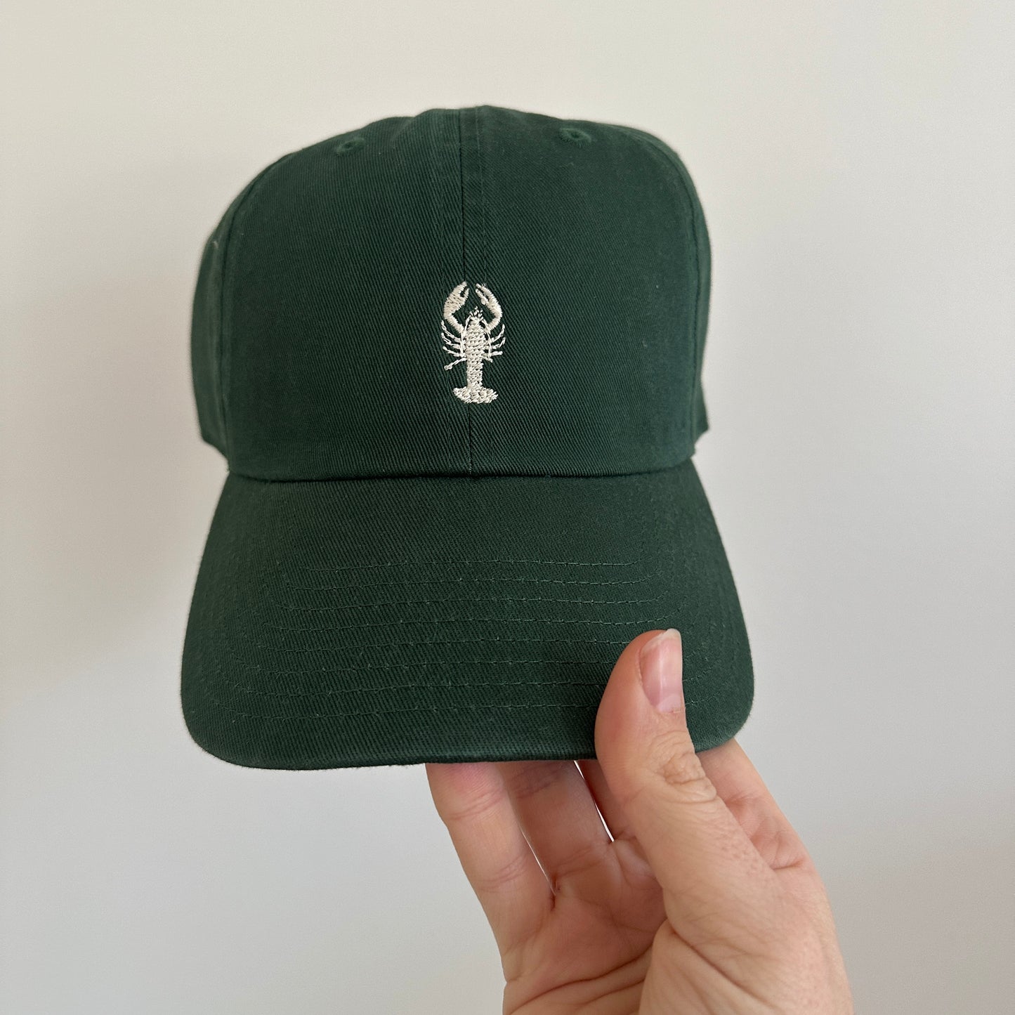 Lobster Embroidered Dad Cap